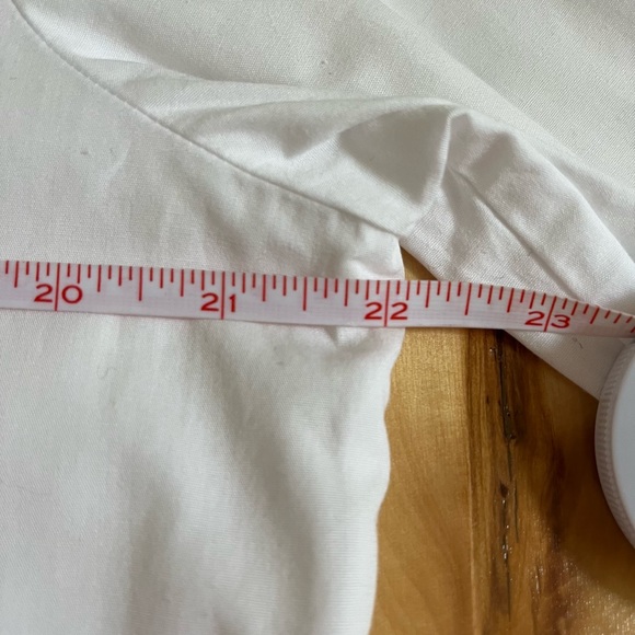 Bundle - The Gap 100% Cotton Shirt + Liz Claiborne 100% Cotton Crocheted… - Picture 11 of 14